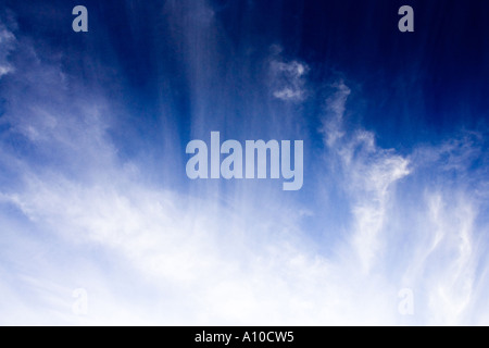 cirrus cloud formation Stock Photo
