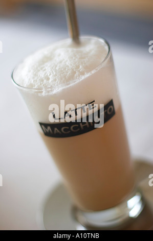 Latte Macchiato Stock Photo