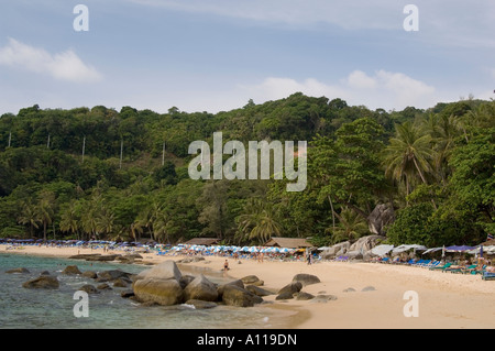 Thailand Phuket Laem Sing beach Stock Photo