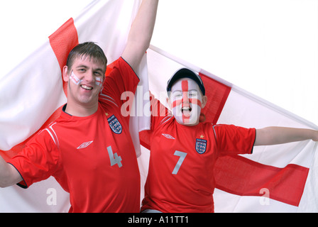 england football fans Stock Photo
