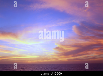 Sky at Sunset Stock Photo