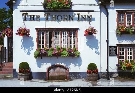 The Thorn Inn, Appleton Thorn, Warrington, England Stock Photo