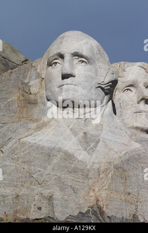 George Washington, Mount Rushmore National Memorial, South Dakota Stock Photo