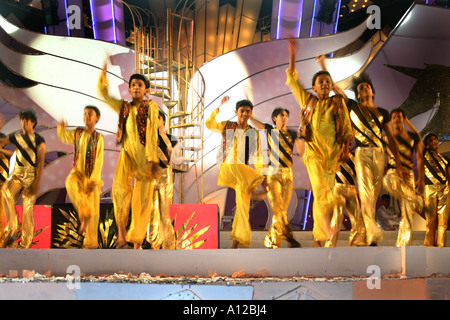 Children dancing on stage Bollywood STARDUST film magazine award function Bombay Mumbai Maharashtra India Asia Stock Photo