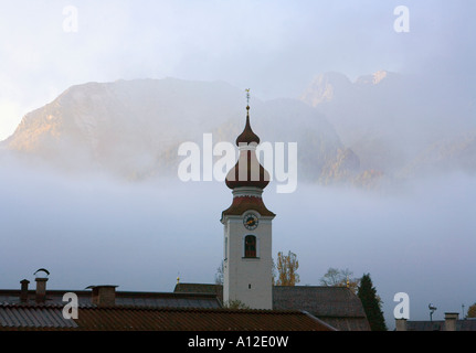 Church in Lofer village Austria Stock Photo