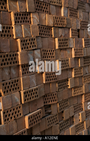 Pile of bricks Stock Photo