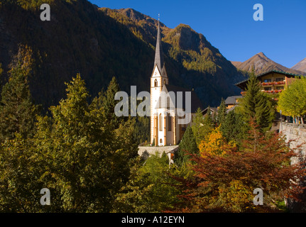 Heiligenblut resort in high Alps Austria Stock Photo