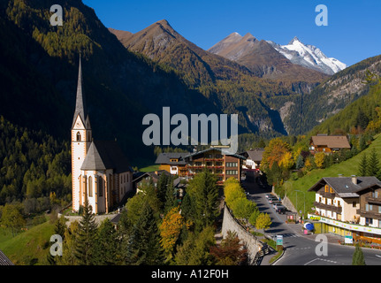 Heiligenblut resort in high Alps Austria Stock Photo