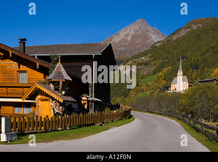 Heiligenblut resort in high Alps Austria Stock Photo