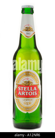 Stella Artois lager premium belgium interbrew England UK United Kingdom GB Great Britain EU European Union Europe Stock Photo