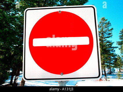 No entry sign Stock Photo