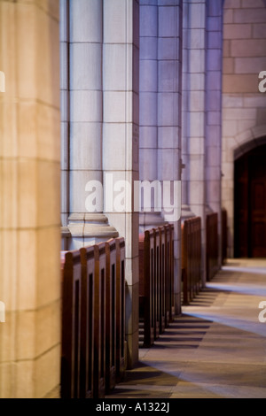 Princeton University Chapel Interior Stock Photo