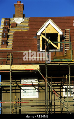 Houses under construction, Ipswich, Suffolk, UK. Stock Photo