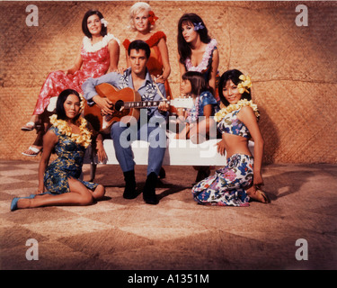 Paradise hawaiian style 1966 Michael Moore Elvis Presley Stock Photo ...