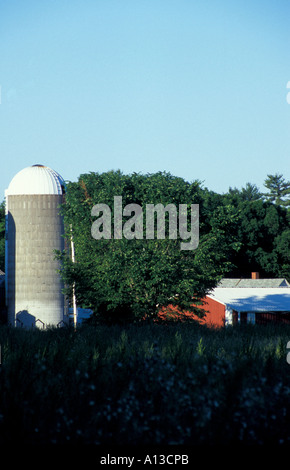 Hampton NH The farm buildings of the Hurd Farm in Hampton NH Stock Photo