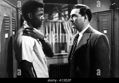 No Way Out Year 1950 Director Joseph L Mankiewicz Sidney Poitier Stephen McNally Stock Photo