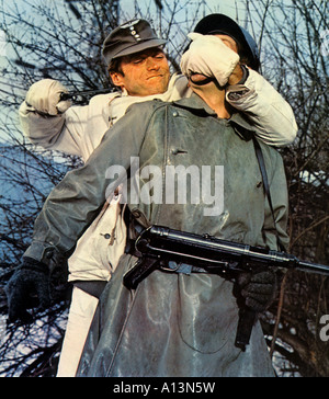 Where Eagles Dare Year 1969 Director Brian G Hutton Clint Eastwood Stock Photo