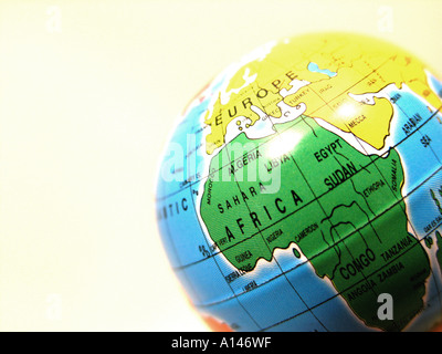 World globe map Stock Photo