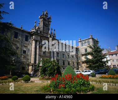 Spain Galicia Santiago de Campostela monastery church Stock Photo