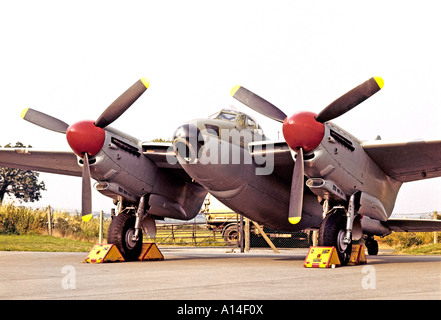 De Havilland   Mosquito Mark XXXIV fighter bomber reconnaissance aircraft of the WWII Stock Photo