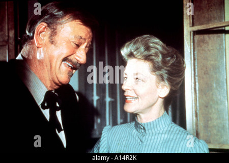 The shootist 1976 Don Siegel John Wayne Lauren Bacall Stock Photo