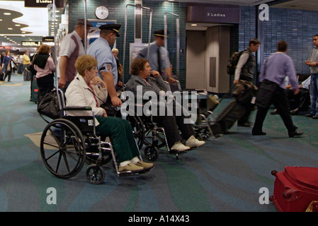 Baggage claim area inside Tampa International Airport Florida Stock Photo