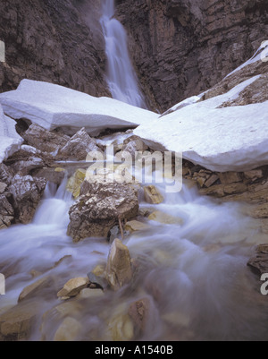 Apikuni Falls Glacier National Park Montana USA Stock Photo