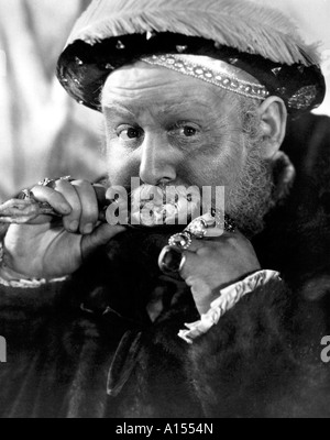 The Private Life Of Henry VIII Year 1933 Director Alexander Korda Charles Laughton Stock Photo