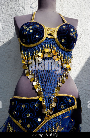 Belly dancing costume outside a shop in Sultanhamet Istanbul Turkey Stock Photo