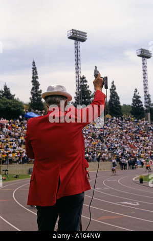 Track Start Gun Digital stock image of official with starter gun at track meet Stock ...