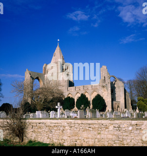 South side of Crowland Abbey Benedictine Abbey dating from 716 AD the origin of the Guthlac Roll and Croyland Chronicles dedicat Stock Photo