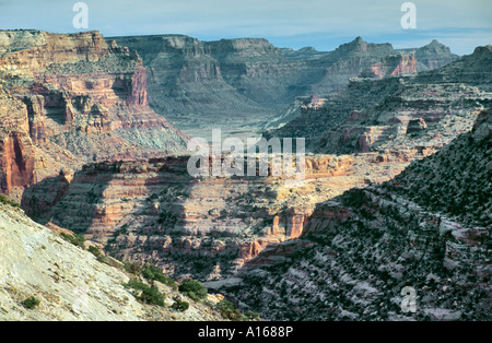 Little Grand Canyon, San Rafael River from Wedge Overlook at San Rafael Swell, Utah, USA Stock Photo