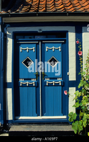 17 18th century houses Aeroskobing Aero Denmark Stock Photo
