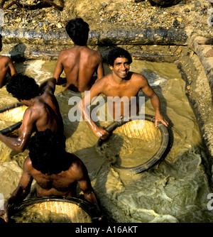 Sri Lanka Ratnapura Mining Sapphire Moonstone Ruby Gemstones Jewellery Gems Gem Pits Stock Photo