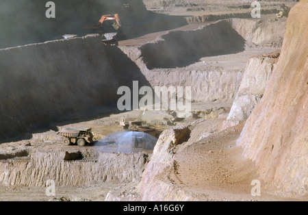 Mt Newman iron ore mine Western Australia Stock Photo