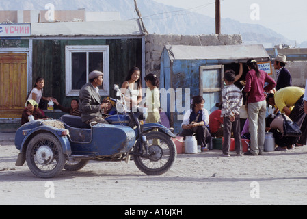 hovd market mongolia Stock Photo