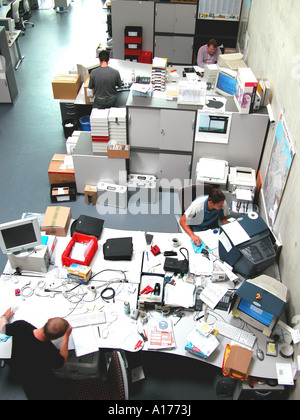 Open-plan office Stock Photo