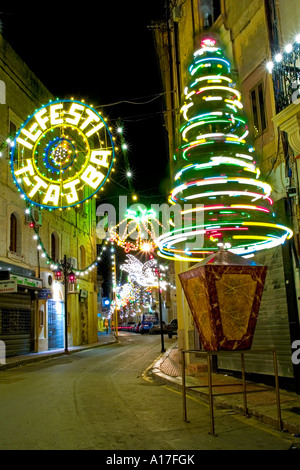 Christmas decorations in Malta Stock Photo - Alamy