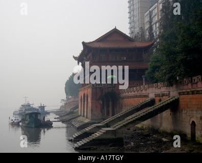 Leshan, near Emei, Chengdu, China Stock Photo