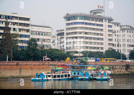 Leshan, near Emei, Chengdu, China Stock Photo