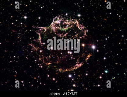 This image shows the Large Magellanic Cloud galaxy in infrared light as ...