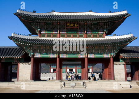 Geunjeongjeon, Gyeongbokgung Palace, Seoul, Korea Stock Photo