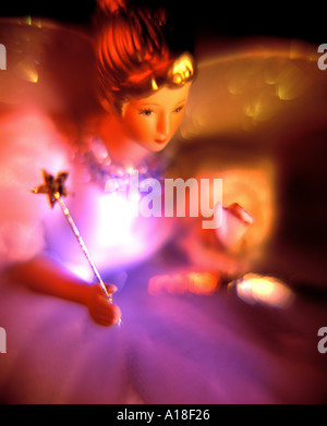 Fairy with wand Stock Photo