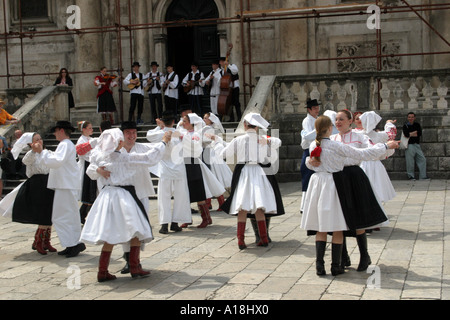 CROATIA - Dubrovnik Folk Music Festival Stock Photo
