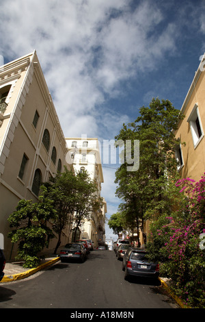 view down calle de la cruz old town san juan Puerto Rico west indies ...