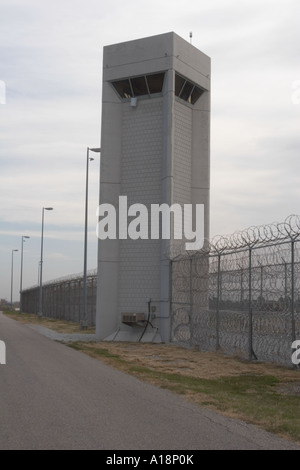 Tower at the Lincoln Correctional Center Nebraska Department of Correctional Services Nebraska USA Stock Photo