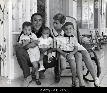 ANTHONY QUINN and family in 1966 in Durango, Mexico - see Description ...