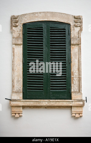 Building details on a street in the ancient city of Ceglie Messapica, Puglia, Southern Italy. Stock Photo
