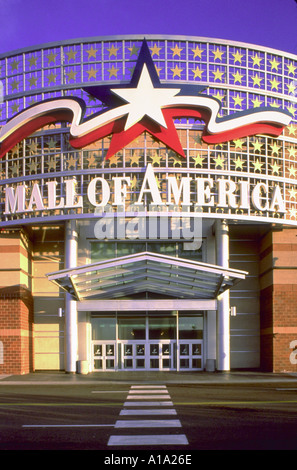 Colorful entrance to the Mall of America in Bloomington Minnesota Stock Photo