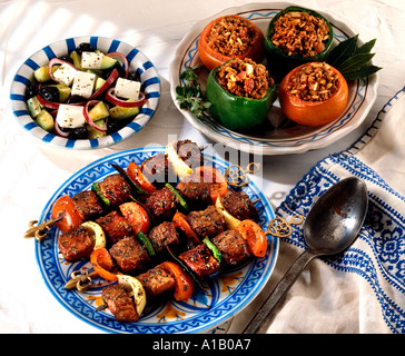 GREEK FOOD Stock Photo